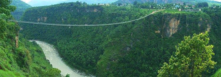  suspension bridges in kushma